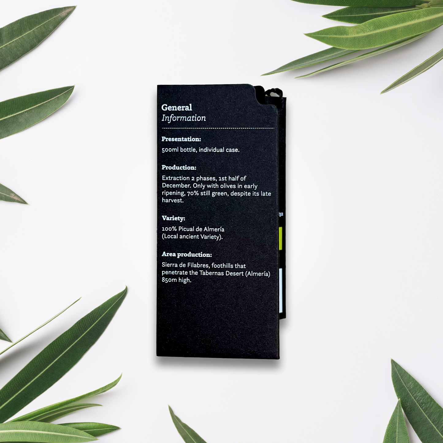 Oro del Desierto Organic Origen Limited Edition