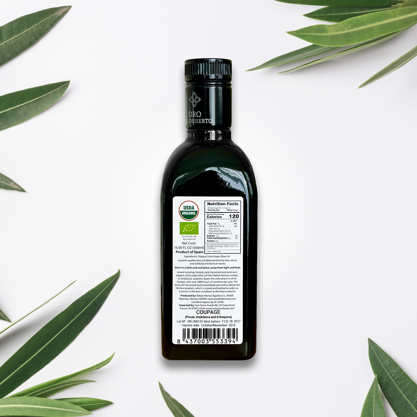 Oro del Desierto Organic Coupage