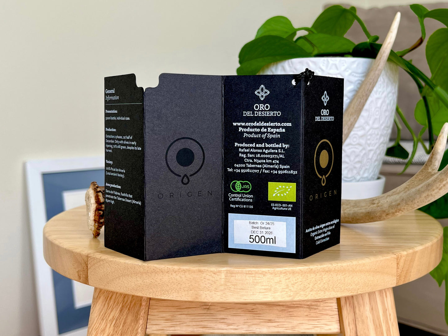 Oro del Desierto Organic Origen Limited Edition - NEW